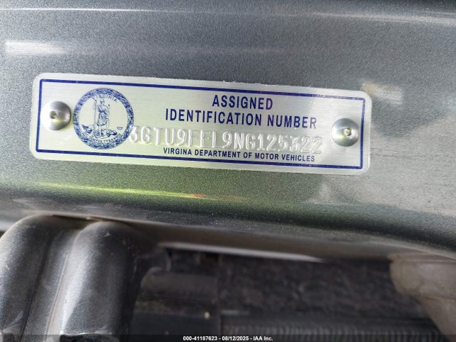 3GTU9FEL9NG125322 GMC l87