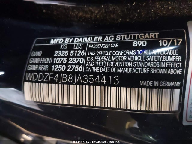 Mercedes-Benz E 300 2018 WDDZF4JB8JA354413 Image 9