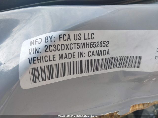 2C3CDXCT5MH652652 Dodge Charger R/t Rwd