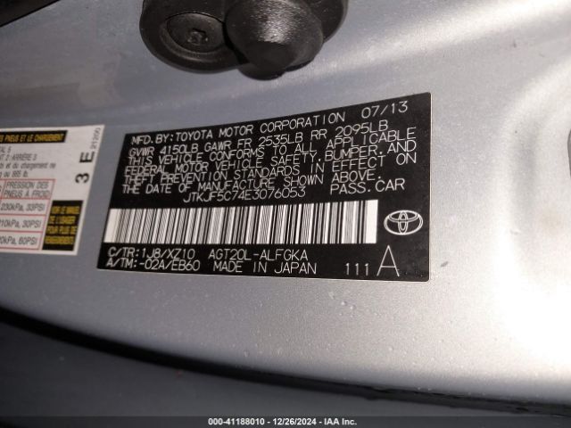JTKJF5C74E3076053 Toyota SCION TC