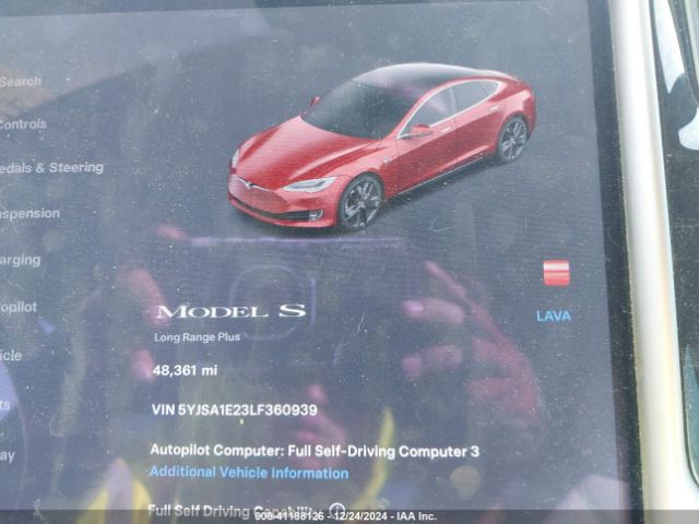 5YJSA1E23LF360939 Tesla Model S Long Range Dual Motor All-wheel Drive/long Range Plus Dual Motor All-wheel Drive