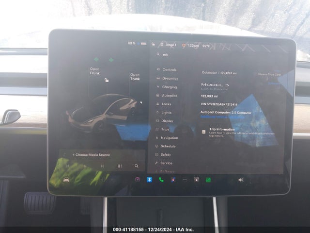 2019 TESLA MODEL 3 5YJ3E1EA9KF313414 Photo 6