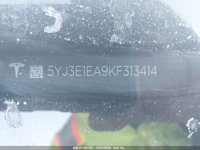 2019 TESLA MODEL 3 5YJ3E1EA9KF313414 Photo 8