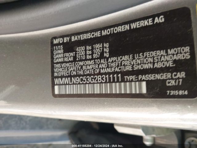 WMWLN9C53G2B31111 Mini Clubman Cooper S