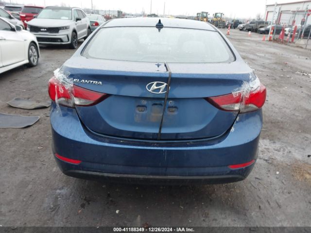 5NPDH4AE0GH785905 Hyundai ELANTRA SE