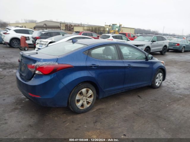 5NPDH4AE0GH785905 Hyundai ELANTRA SE