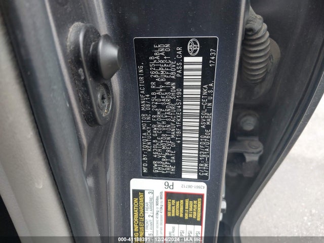 Toyota CAMRY LE 2014 4T1BF1FKXEU457190 Image 9