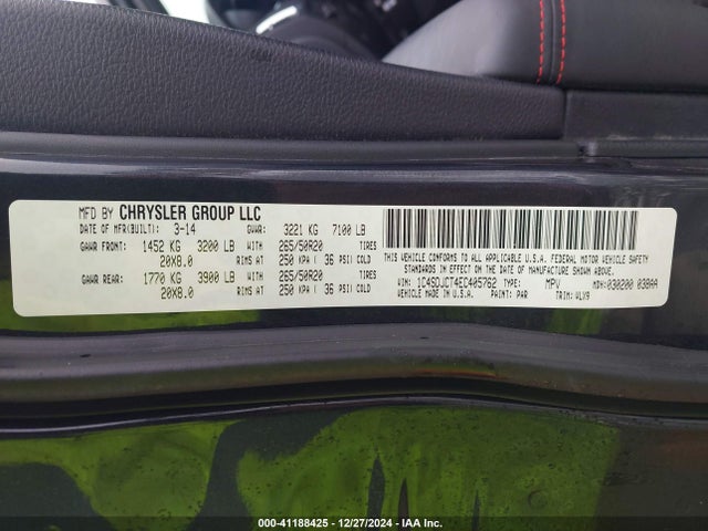 Dodge Durango R/t 2014 1C4SDJCT4EC405762 Image 9