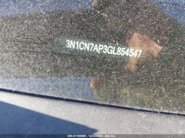 3N1CN7AP3GL854547 Nissan Versa