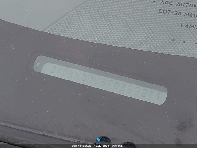 JTDKN3DU8F0399211 Toyota Prius Two