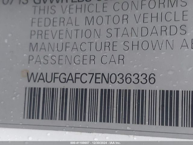 WAUFGAFC7EN036336 Audi A6 3.0t Premium Plus