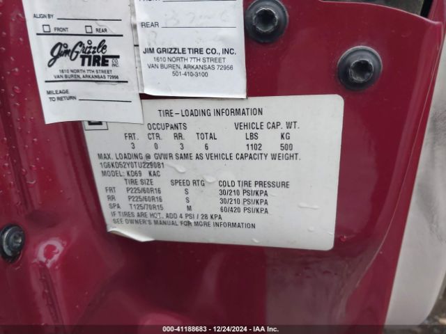 1996 CADILLAC DEVILLE 1G6KD52Y0TU229081 Photo 8