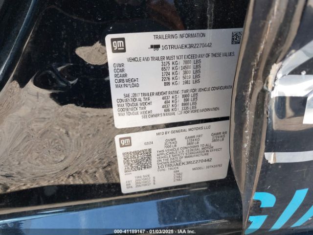 1GTRUAEK3RZ270442 GMC Sierra 1500 4wd Double Cab Standard Box Pro