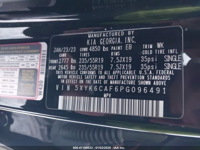 5XYK6CAF6PG096491 KIA Sportage X-line