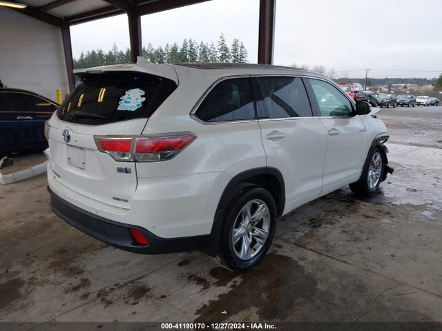 5TDDCRFHXFS008459 Toyota Highlander Hybrid Limited Platinum V6