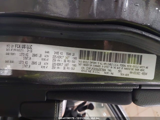 Jeep Cherokee Latitude 2016 1C4PJMCB3GW267804 Image 9