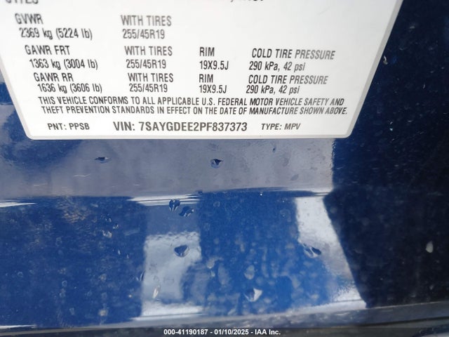 2023 TESLA MODEL Y 7SAYGDEE2PF837373 Photo 8