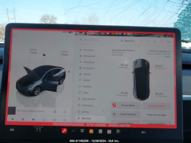 7SAYGDEE0PA197600 Tesla Model Y Awd/long Range Dual Motor All-wheel Drive