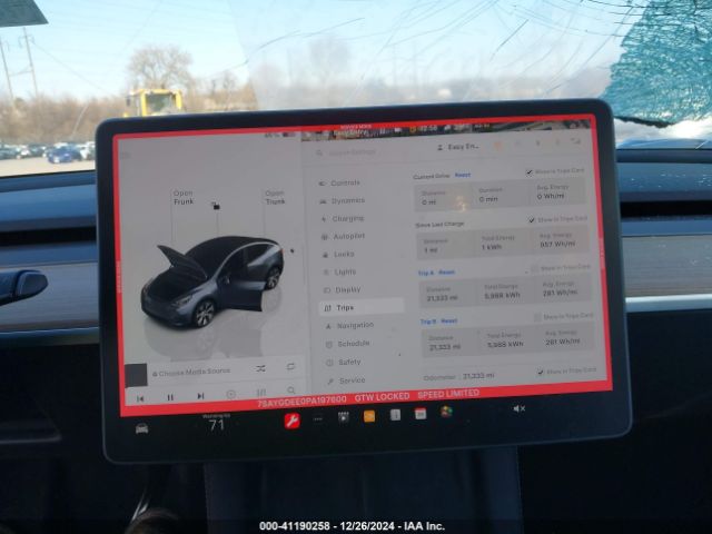 7SAYGDEE0PA197600 Tesla Model Y Awd/long Range Dual Motor All-wheel Drive