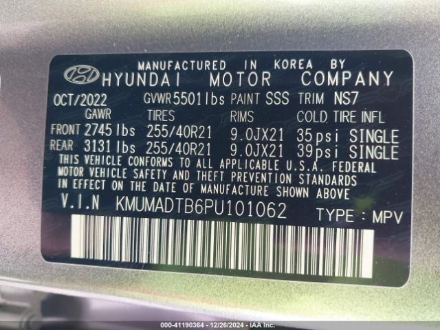 KMUMADTB6PU101062 Genesis Gv70 2.5t Awd