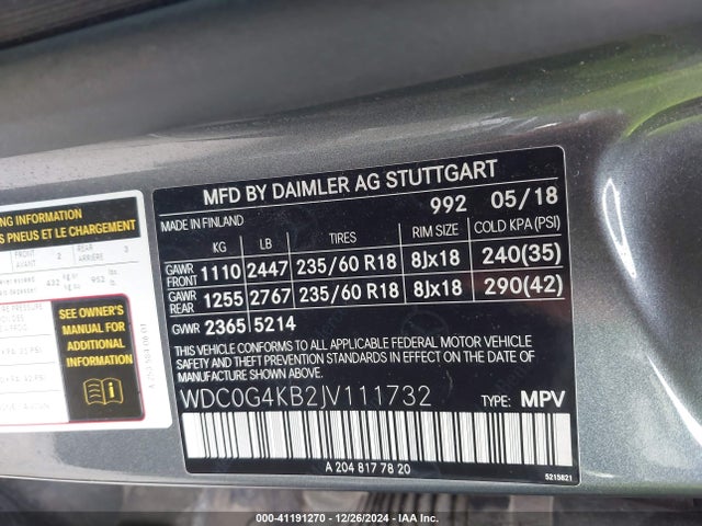WDC0G4KB2JV111732 Mercedes-Benz Glc 300 4matic