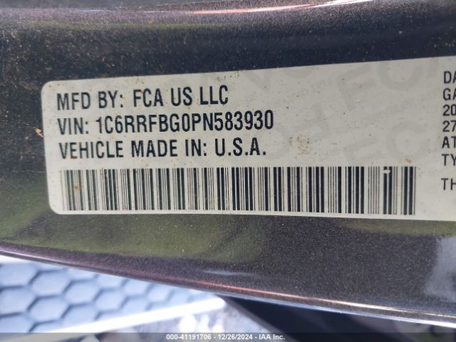 1C6RRFBG0PN583930 RAM 1500