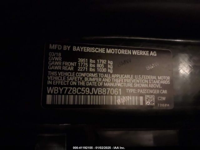 2018 BMW I3S WBY7Z8C59JVB87061 Photo 8