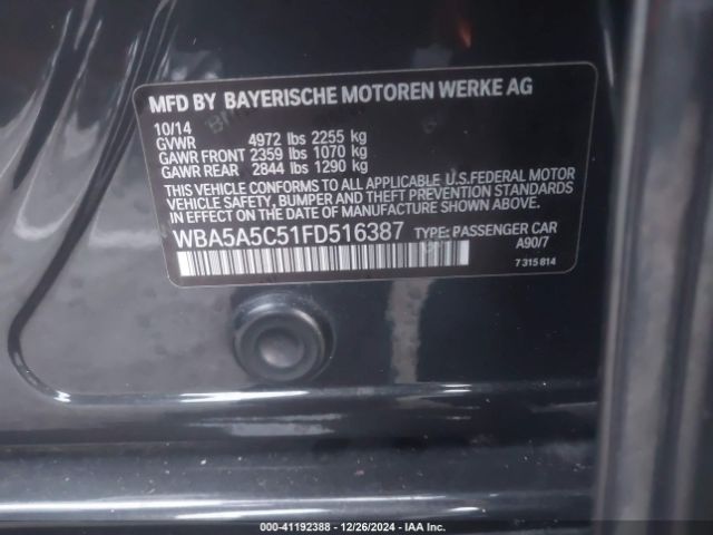 WBA5A5C51FD516387 BMW 528I