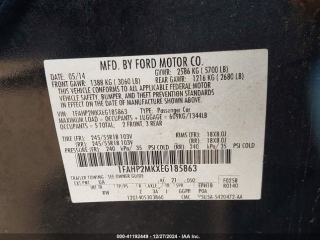 1FAHP2MKXEG185863 Ford Police Interceptor