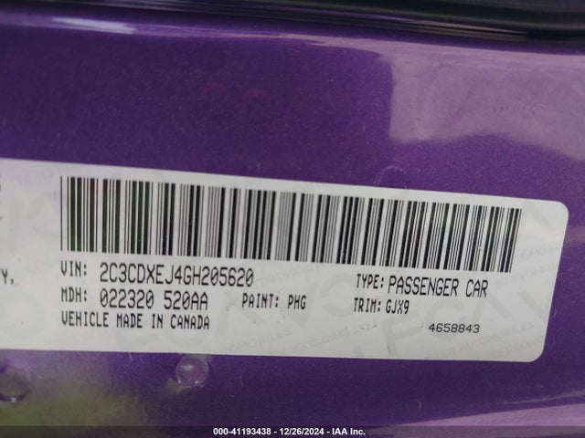 Dodge Charger Srt 392 2016 2C3CDXEJ4GH205620 Image 9