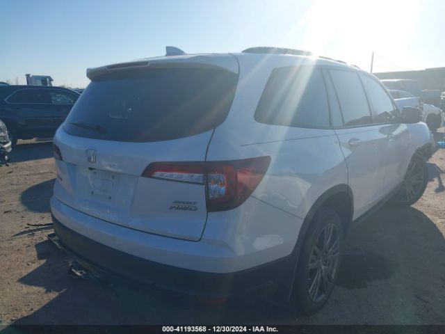 5FNYF6H38NB099307 Honda Pilot Awd Sport