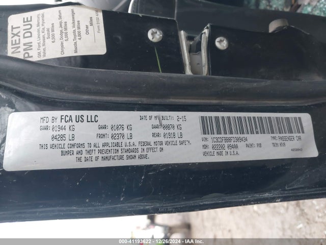 Dodge DART SXT 2015 1C3CDFBB8FD309434 Image 9