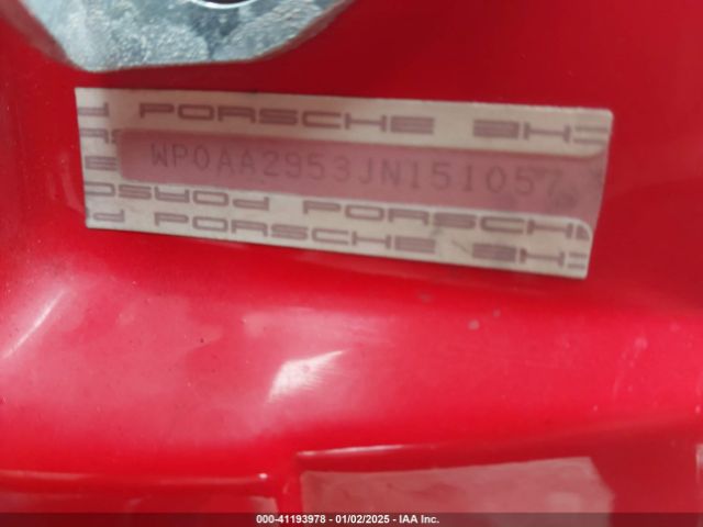 1988 PORSCHE 944 WP0AA2953JN151057 Photo 8