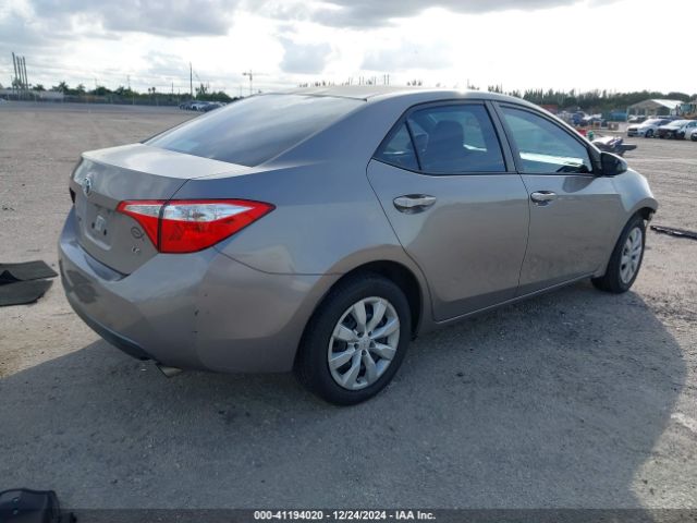2T1BURHE9GC646400 Toyota COROLLA LE