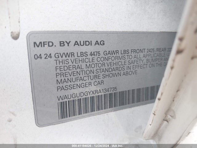 2024 AUDI A3 WAUGUDGYXRA134735 Photo 8