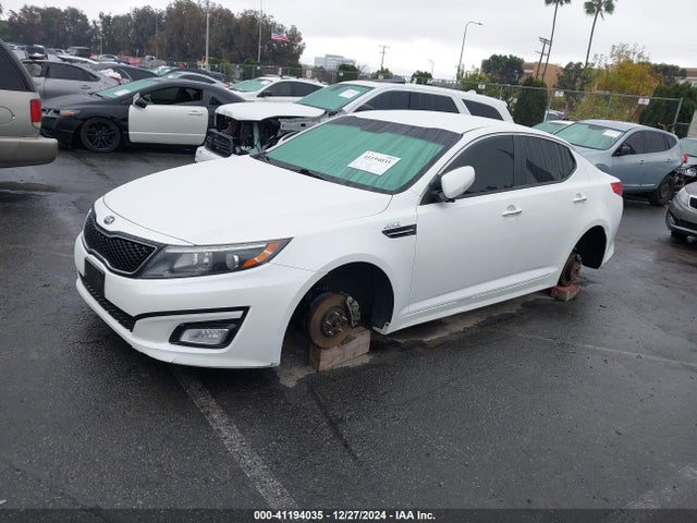 KIA Optima Lx 2014 KNAGM4A77E5521195 Image 2