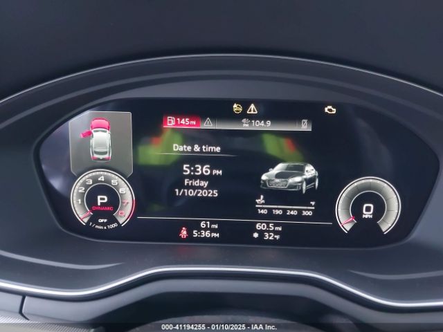WAUDACF57SA004737 Audi A5 Sportback Premium 45 Tfsi S Line Quattro S Tronic