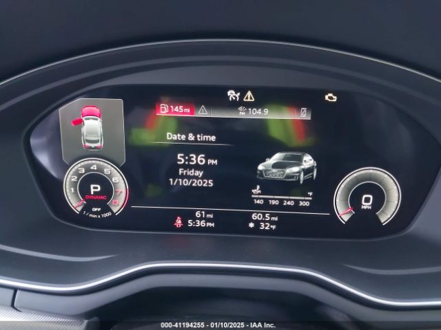 WAUDACF57SA004737 Audi A5 Sportback Premium 45 Tfsi S Line Quattro S Tronic