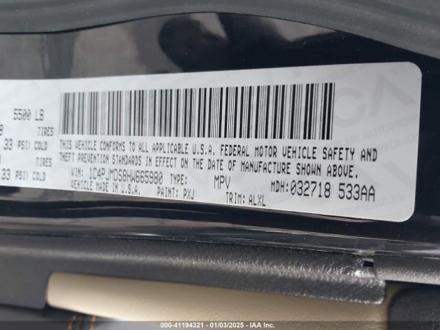 2017 JEEP CHEROKEE 1C4PJMDS8HW665980 Photo 8