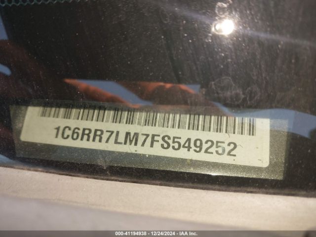 1C6RR7LM7FS549252 RAM 1500 Big Horn