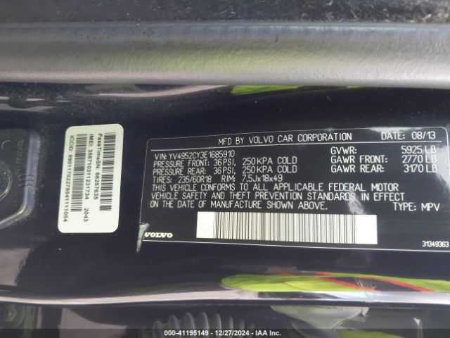 YV4952CY3E1685910 Volvo XC90 3.2