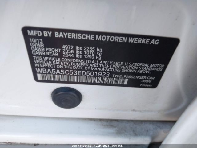 WBA5A5C53ED501923 BMW 528I