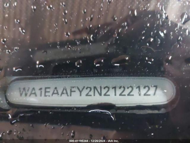 WA1EAAFY2N2122127 Audi Q5 Premium Plus 45 Tfsi S Line Quattro S Tronic