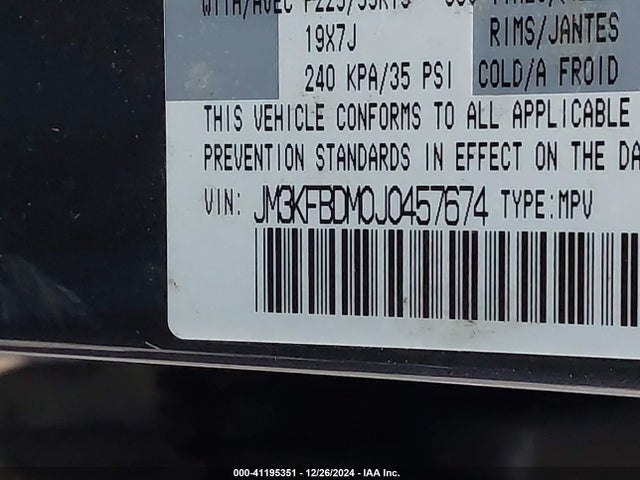 Mazda Cx-5 Grand Touring 2018 JM3KFBDM0J0457674 Image 9