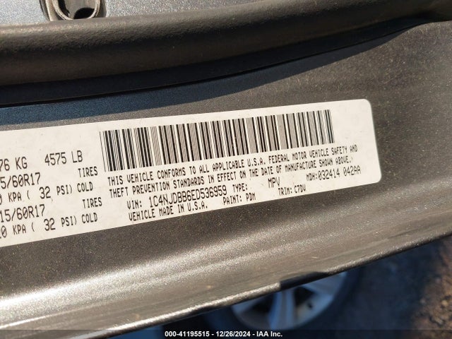 1C4NJDBB6ED536959 Jeep Compass Sport