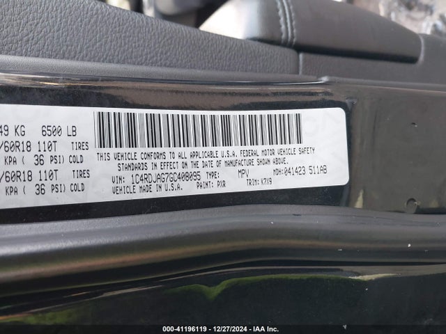Dodge Durango Sxt 2016 1C4RDJAG7GC408095 Image 9