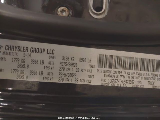 1C6RR7NTXES473982 RAM 1500 Laramie