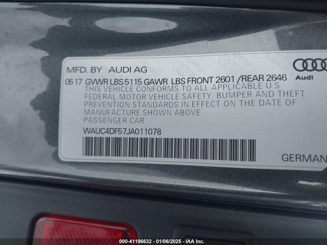 2018 AUDI S5 WAUC4DF57JA011078 Photo 8