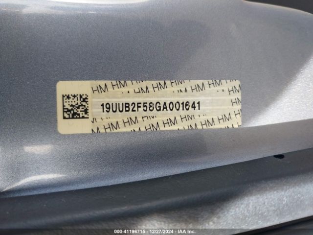 19UUB2F58GA001641 Acura Tlx V6 Tech
