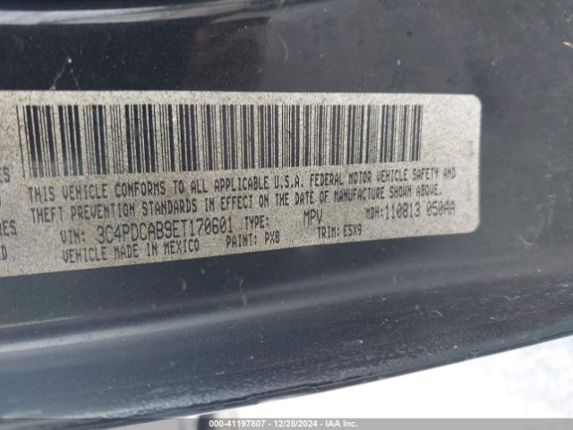3C4PDCAB9ET170601 Dodge Journey American Value Pkg